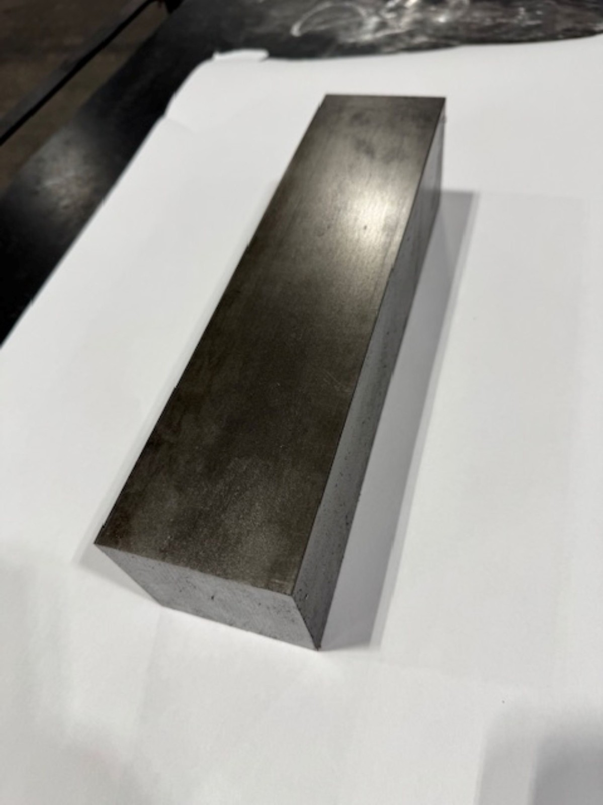 3″ Square Steel Bar x 12″ Length; 1018 Cold Rolled Bar; 4.00″ Square Steel Bar