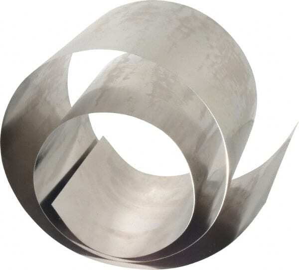 Type 302 Stainless Steel Shim Stock Roll 50″ x 6″ x 0.01″ Thick, Made in USA