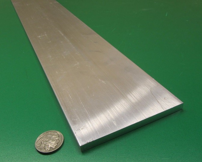 6061 T651 Aluminum Bar, 1/4″ (.250″) Thick x 3.50″ Wide x 60″ Length