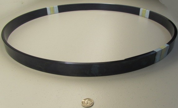 Blue Tempered Spring Steel Shim 0.062″ Thick x 1.25″ Width x 300″ Length