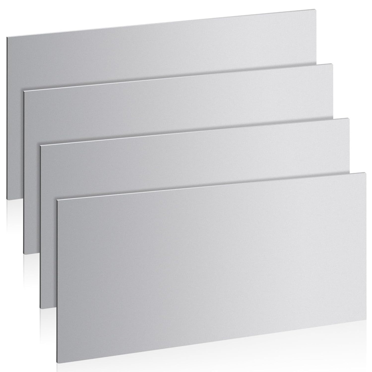 Durable 20 Gauge Steel Sheet Set – 4 Pack of 12″ x 6″ Plates for Industrial Use