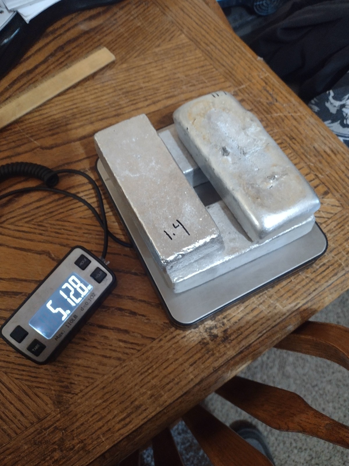 Aluminum ingots for casting, 5+ lbs Casting alloy