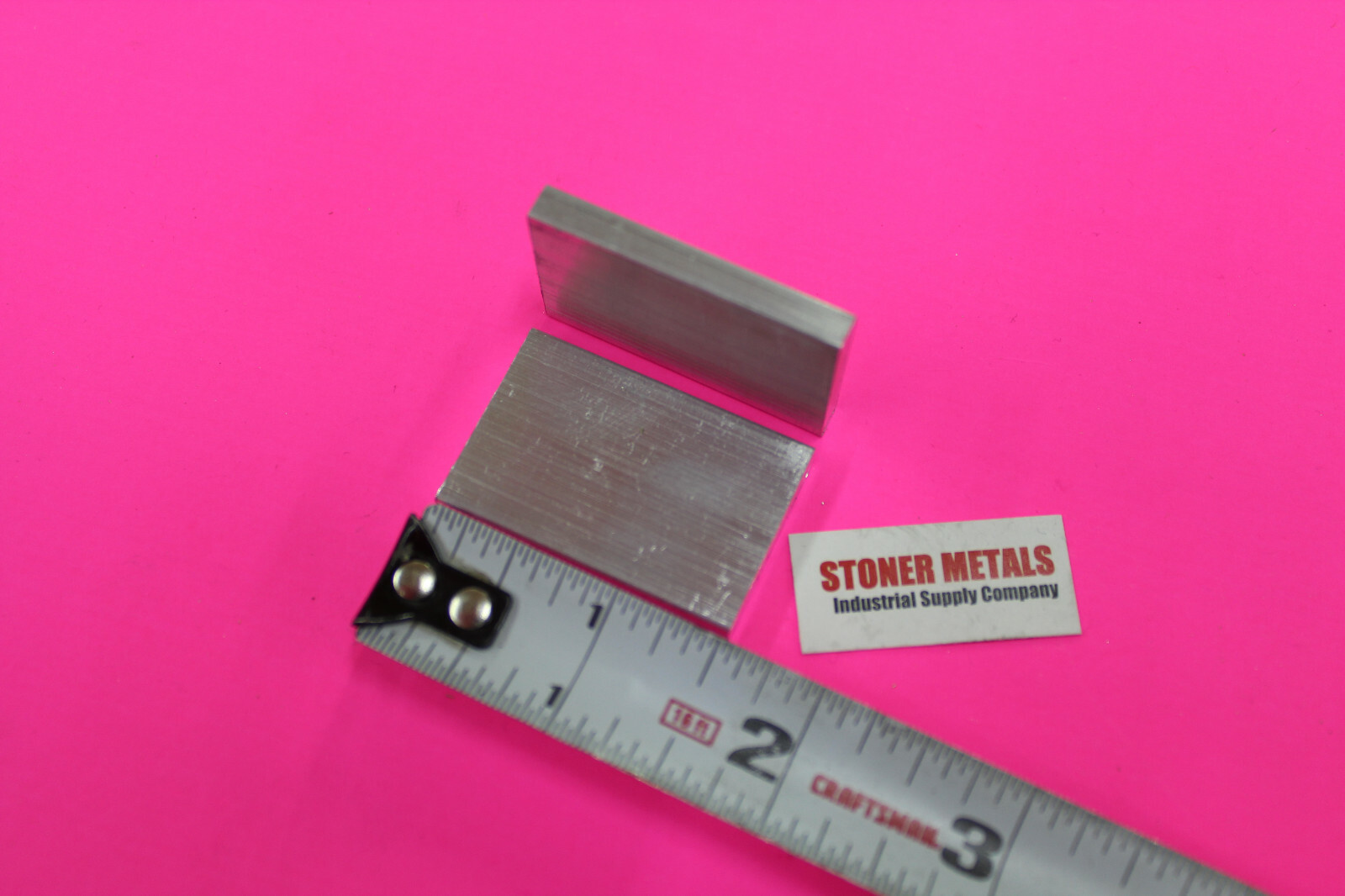 100 Pieces 3/16″ X 1″ ALUMINUM 6061 T6 FLAT BAR 1-1/2″ long New Mill Stock
