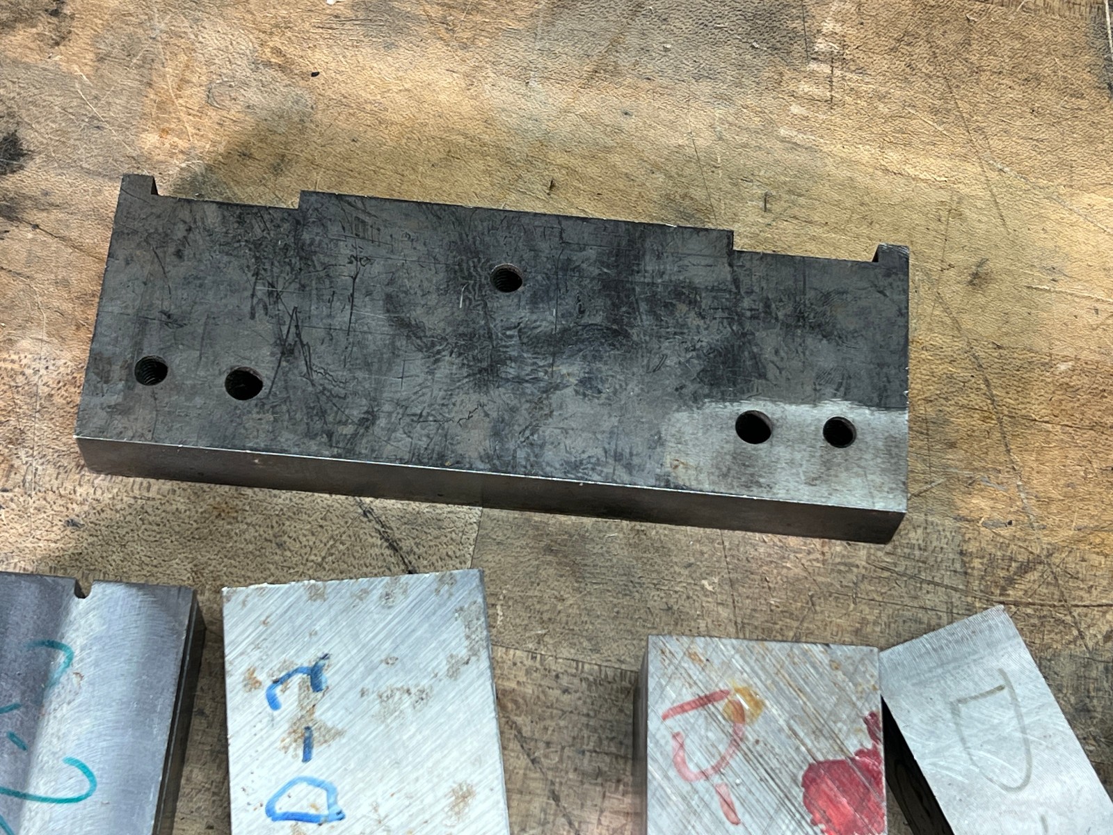 D2 air hardening Tool steel lot flat bar round – 25.3 lbs. tool shop cut offs
