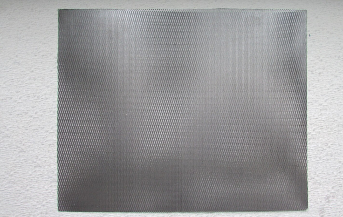 1/16″ HOLES –20 GAUGE 304 STAINLESS PERFORATED SHEET–11-1/2″ x 12-1/4″