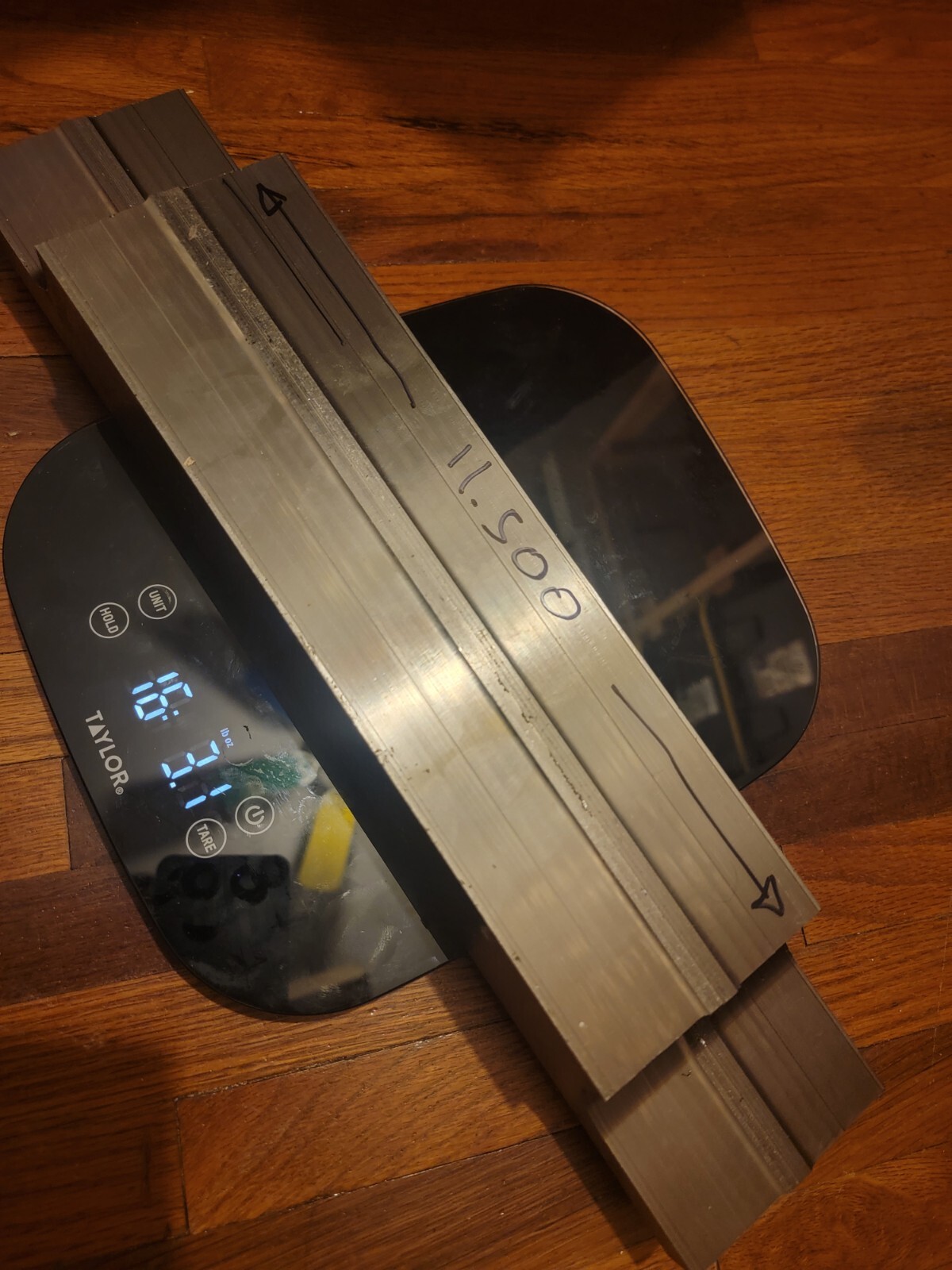 Titanium Ti 6AL-4V Plate 2.2” X 3.36” X 11.5” plus extra drop piece