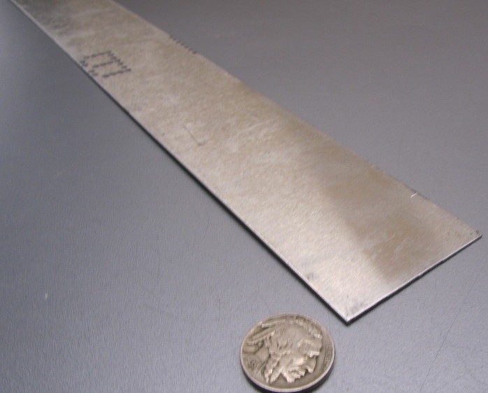 6061 T6 Aluminum Bar .050″ Thick x 2.0″ Wide x 48″ Length, 2 Pieces