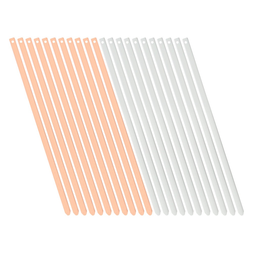 20 Pairs Copper and Zinc Rods Set Anode Strip Electroplating Strips