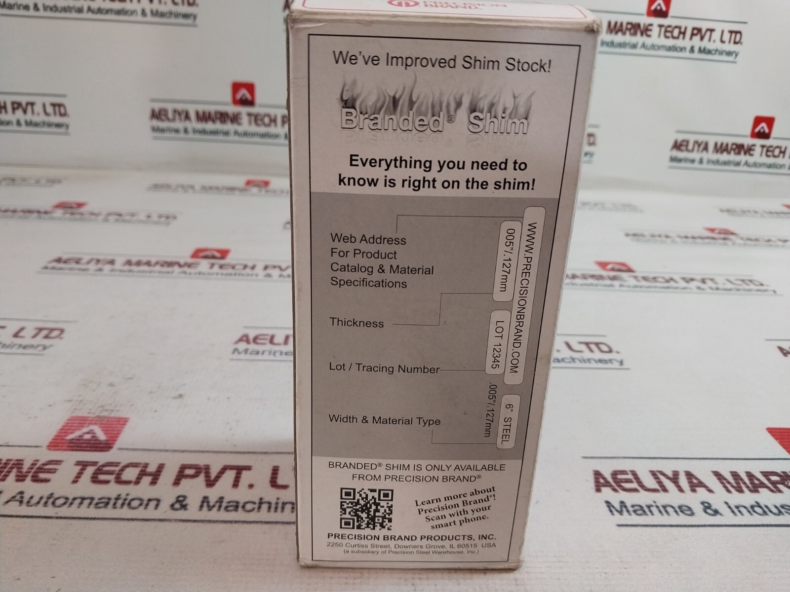 Precision Brand 22972 Shim Stock Roll 150Mmx1.25M