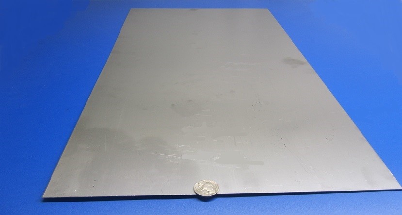 410 Stainless Steel Sheet, .060″ Thick x 12″ Wide x 24″ Length, 1 Unit