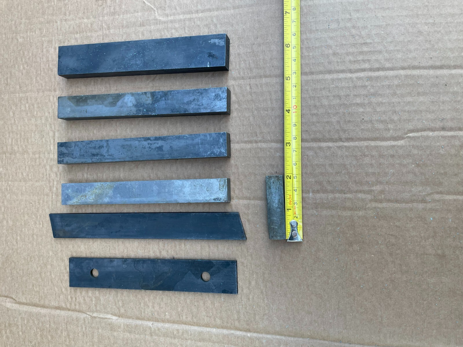 Steel Flat Bar Various Lengths, 1/2″ x 3/4″ & 1/2″ x 1″ Flat Bar Steel (7 Pcs)
