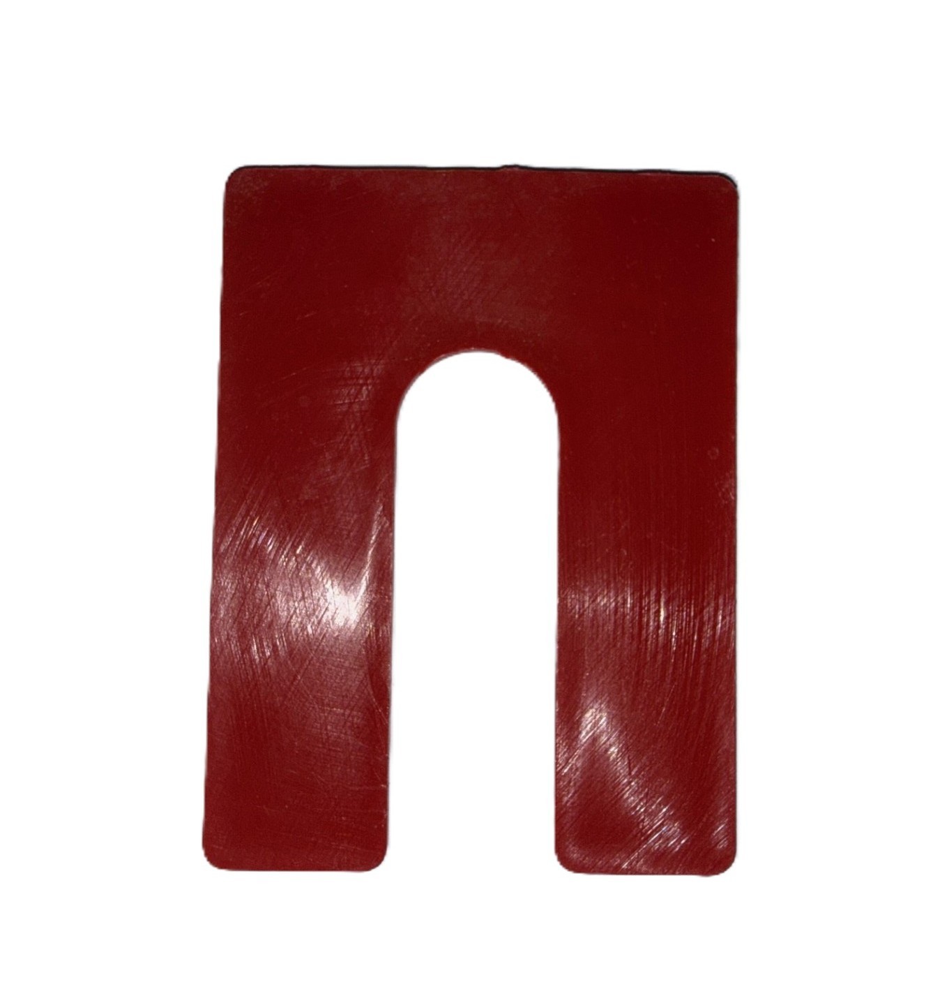Lot of 250 Red 1/8″ x 4″ Jumbo Size Plastic Horseshoe Shims