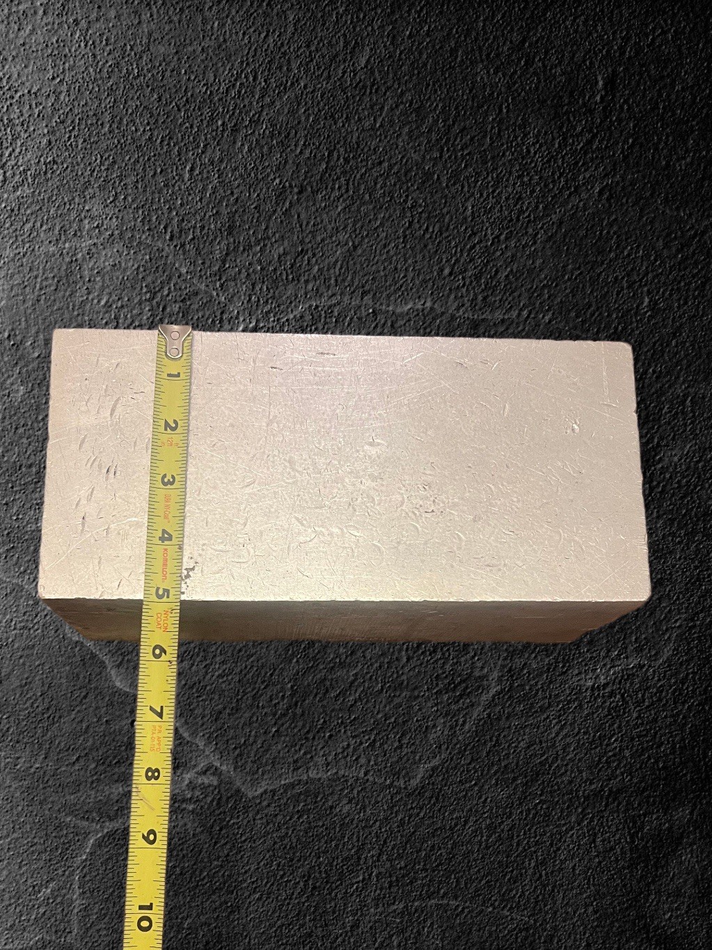 Aluminum 21 Lbs Block/Bar 10.5” X 5” X 4”
