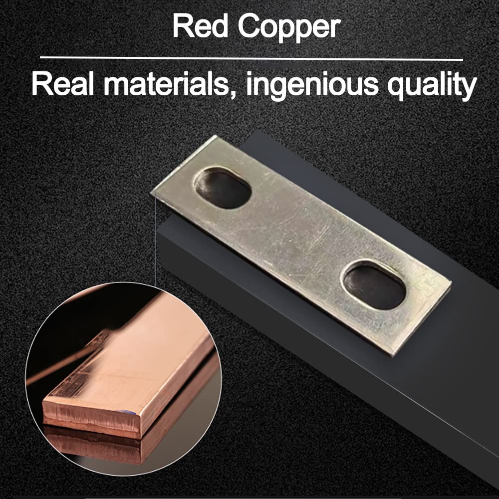 Bus Bars Connector Red Copper Nickel Plate Pitch Row 45mm Lifepo4 Cell Lithium B