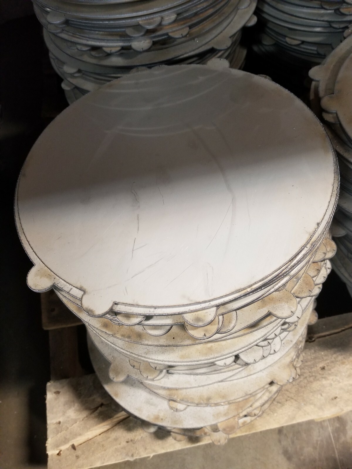 Lot of 15 – 10.75″ diameter x.110″ (12 Ga) 304 SST Blanks