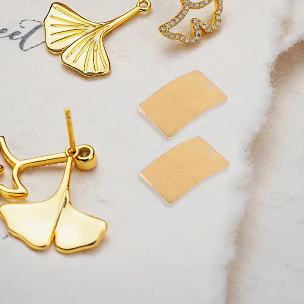 25Pcs Brass Plates for Crafting DIY Jewelry Durable Reusable Metal Sheets