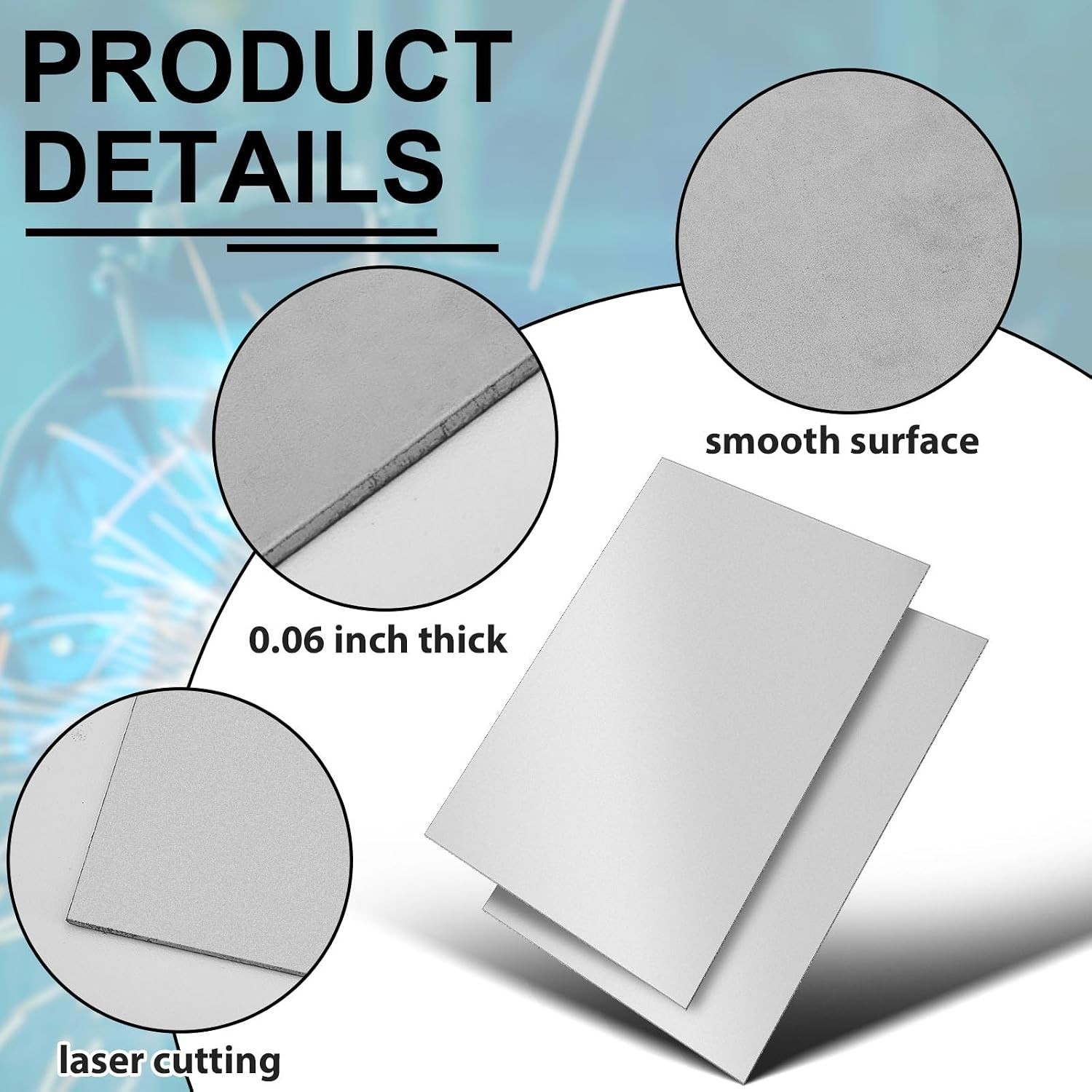 Weldable 18 Gauge Steel Sheet 36×24 – Industrial Metal Plate