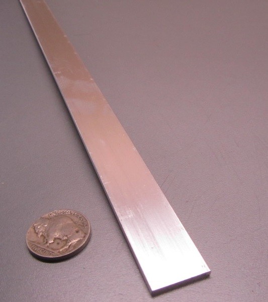 1100 Aluminum Bar Softened (O) .090″ Thick x 2.0″ Wide x 24″ Length, 2 pcs