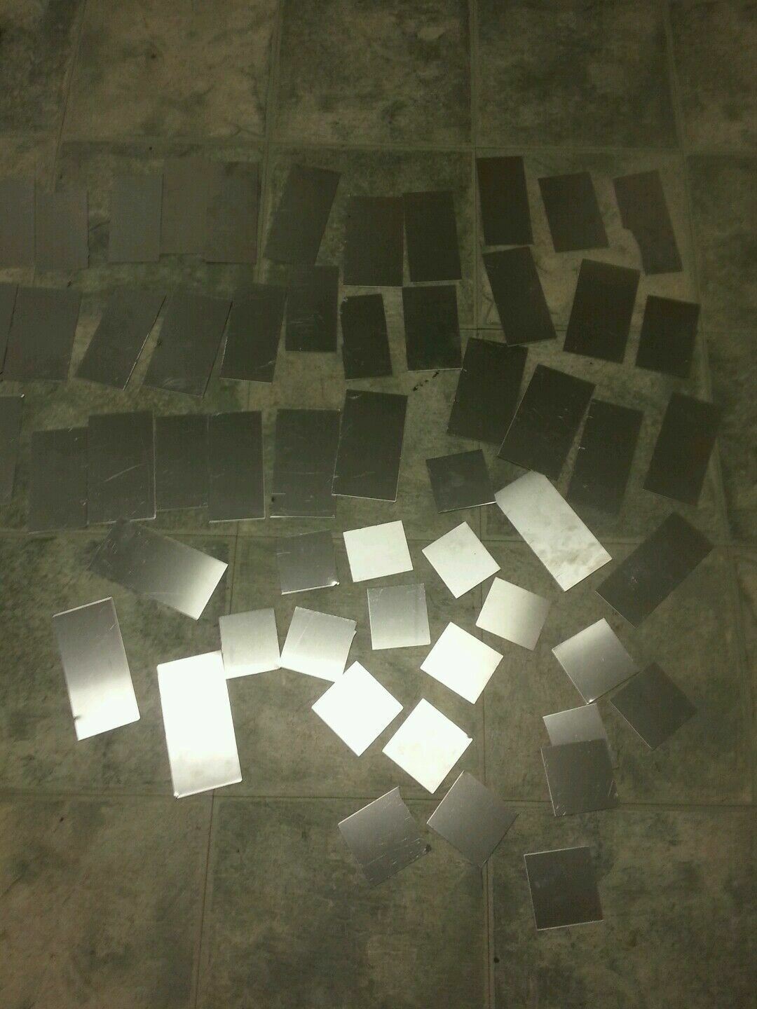 30 piece 304 316 Stainless steel 24 gage Plate various sizes and shapes 2″ x 6″