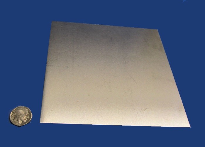 301 Stainless Steel Sheet Shim, .042″ x 6.0″ Width x 6.0″ Length