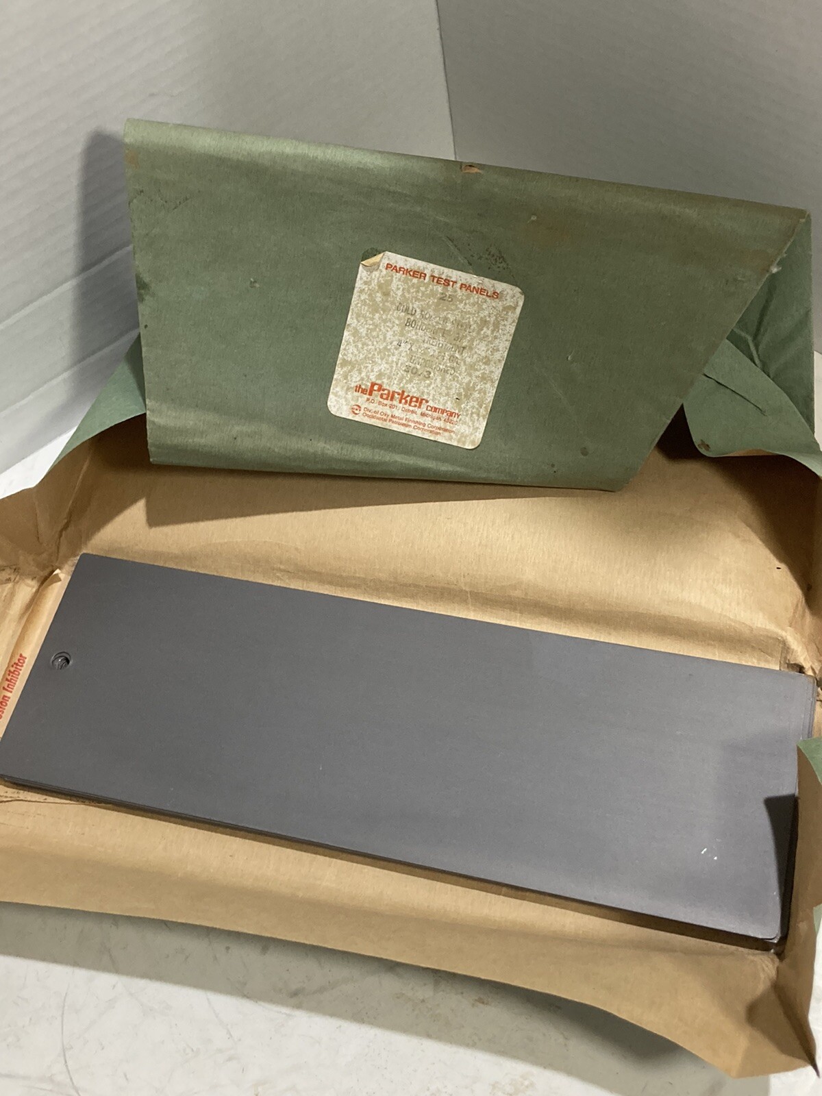 4” X 12” 24 GAUGE STEEL SHEET COLD ROLLED 12 Count BONDERITE TREATED AUTOBODY
