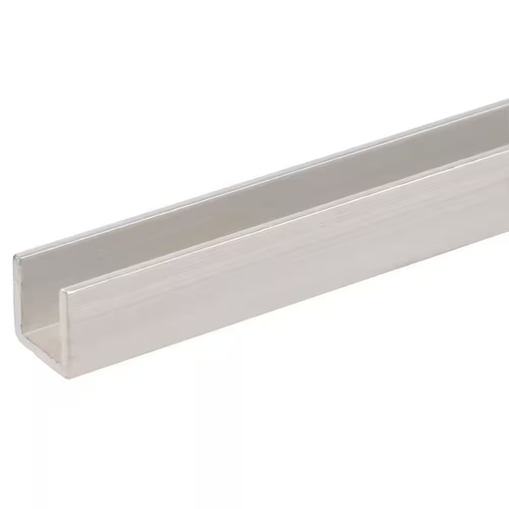 3/8 In. Wide (Inside) X 4 Ft. Aluminum Trim Channel