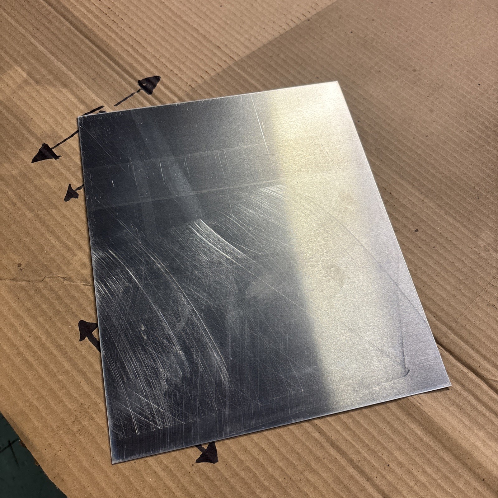1/32” (0.030” Thick) Aluminum Sheet Metal – 5052-H32 – 10” x 12” Sheet