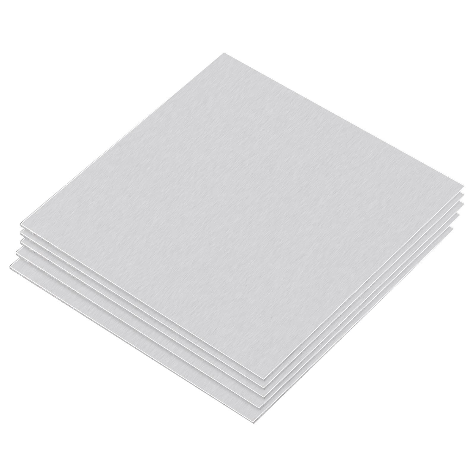 uxcell 1060 Aluminum Sheet 100mm x 100mm 3mm Thick Flat Metal Stock