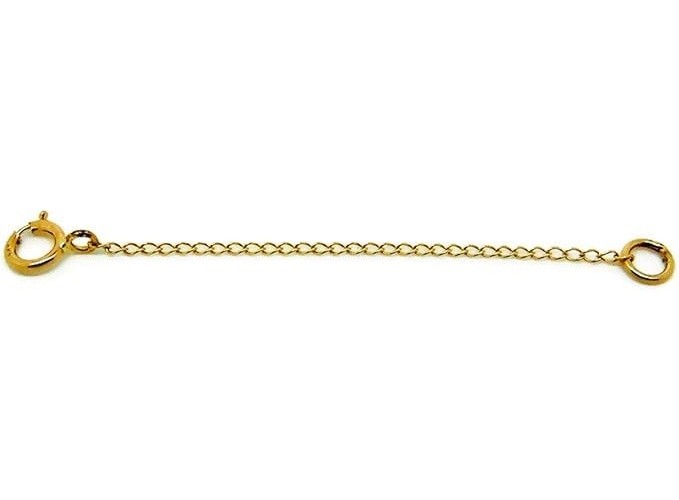 14K Yellow Gold Chain or Anklets Extender, 2″ or 3″ Length Priced Individually