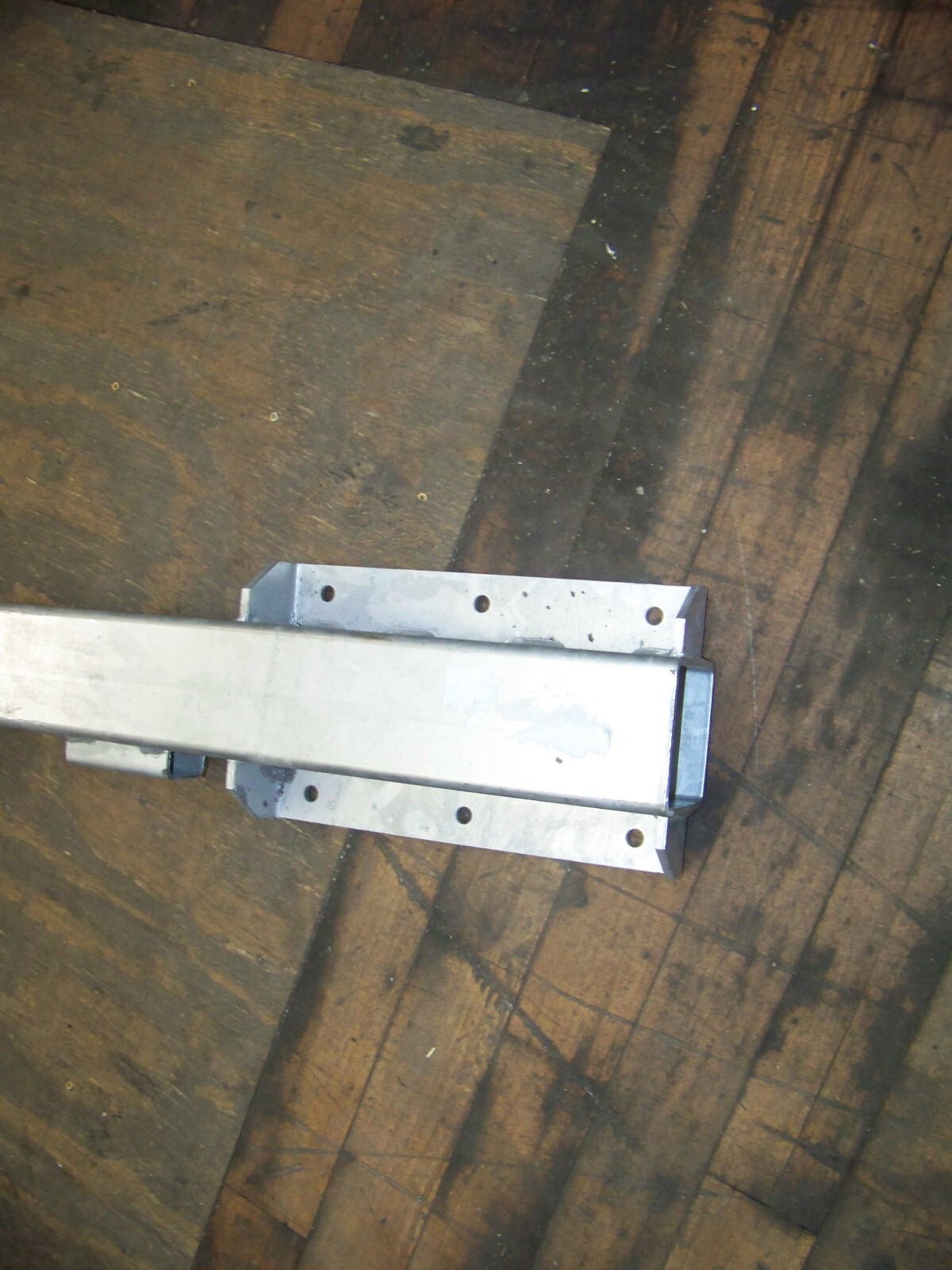 4 x 4″ Steel 66″ Bar 69″ OAL 8″ X 13.5″ Plate Tow Bar 1/4″ Thick New