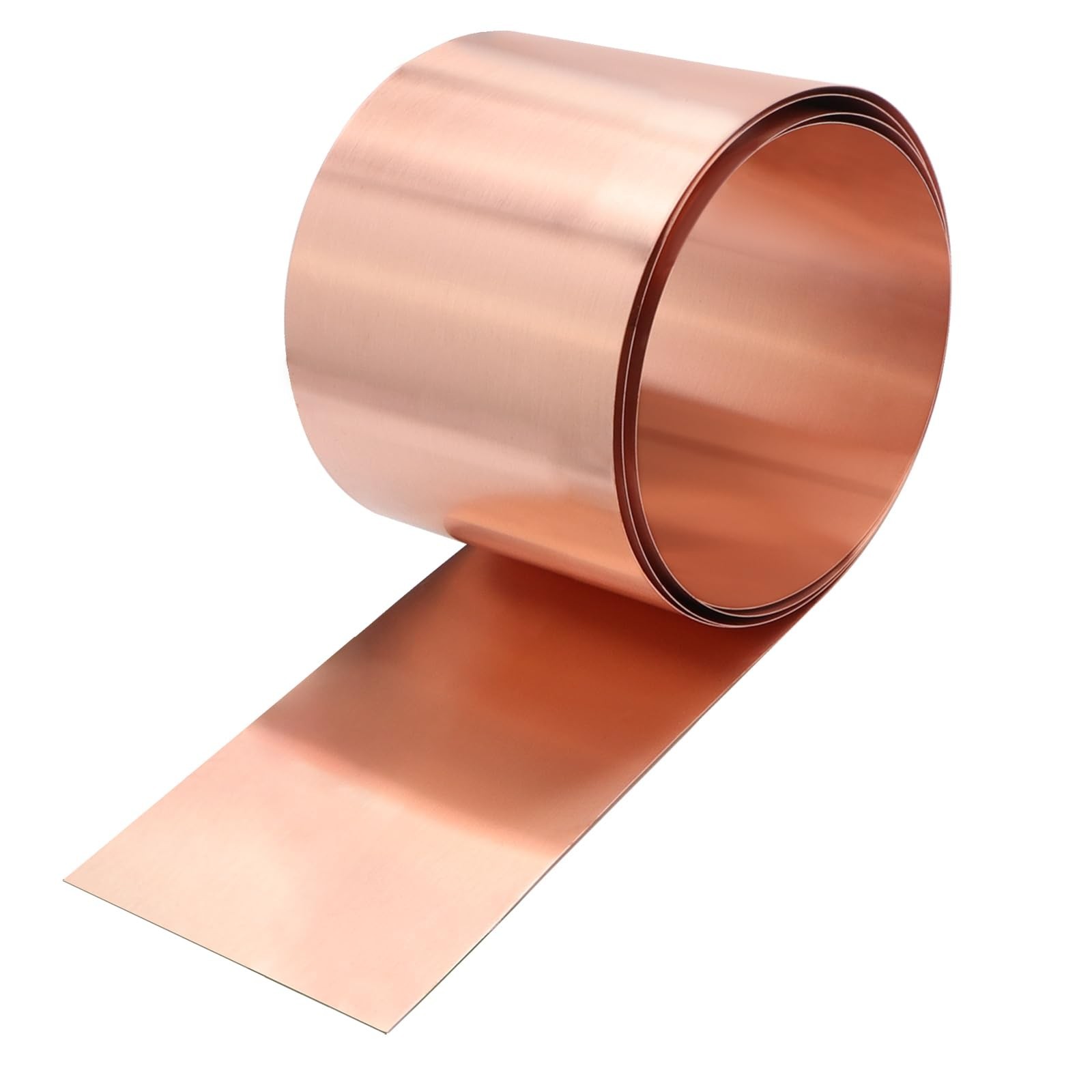 26 Gauge Copper Flashing Roll 4in x 10ft – 99.95% Pure Metal Sheet for Roofing &
