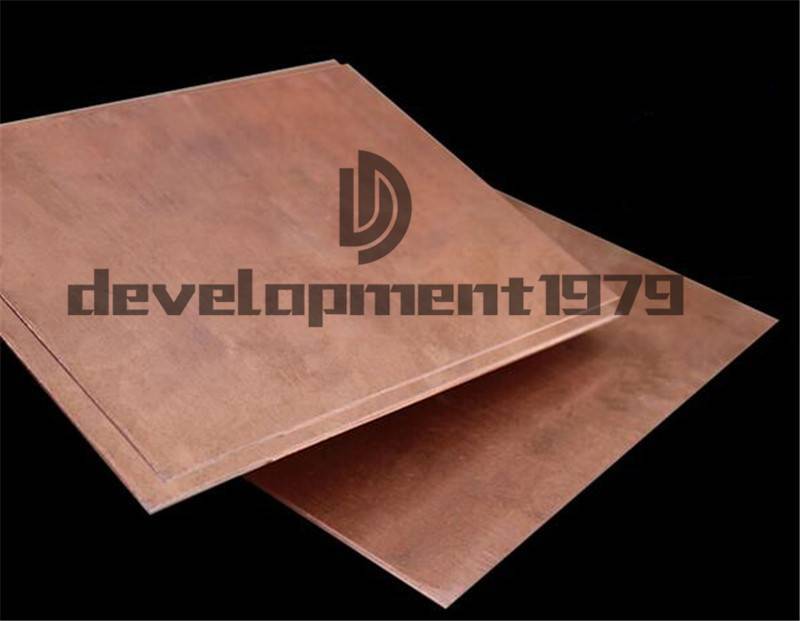 200mmx175mmx1mm 99.9% Pure Copper Cu Metal Sheet Plate For Handicraft Aerospace