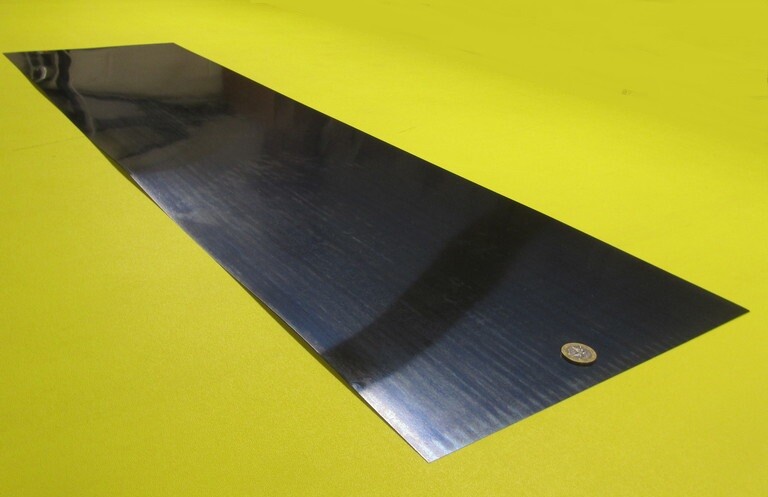 1095 Hard Blue Tempered Spring Steel Shim .010″ x 12.0″ Wide x 48″ Long