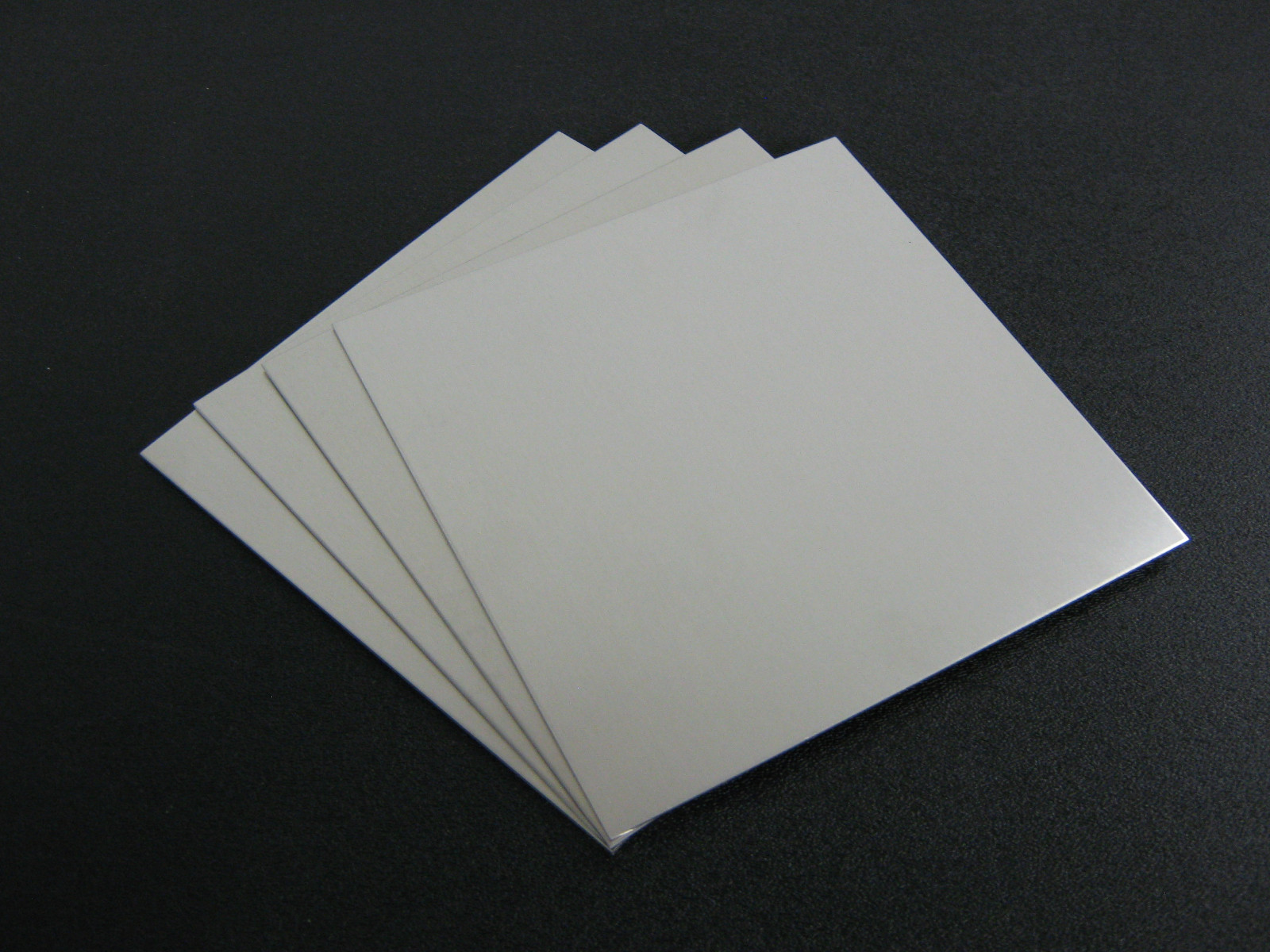 4 pieces – 1/16″ .062 Thick Aluminum Sheet 5052 H32 – 6″ x 6″