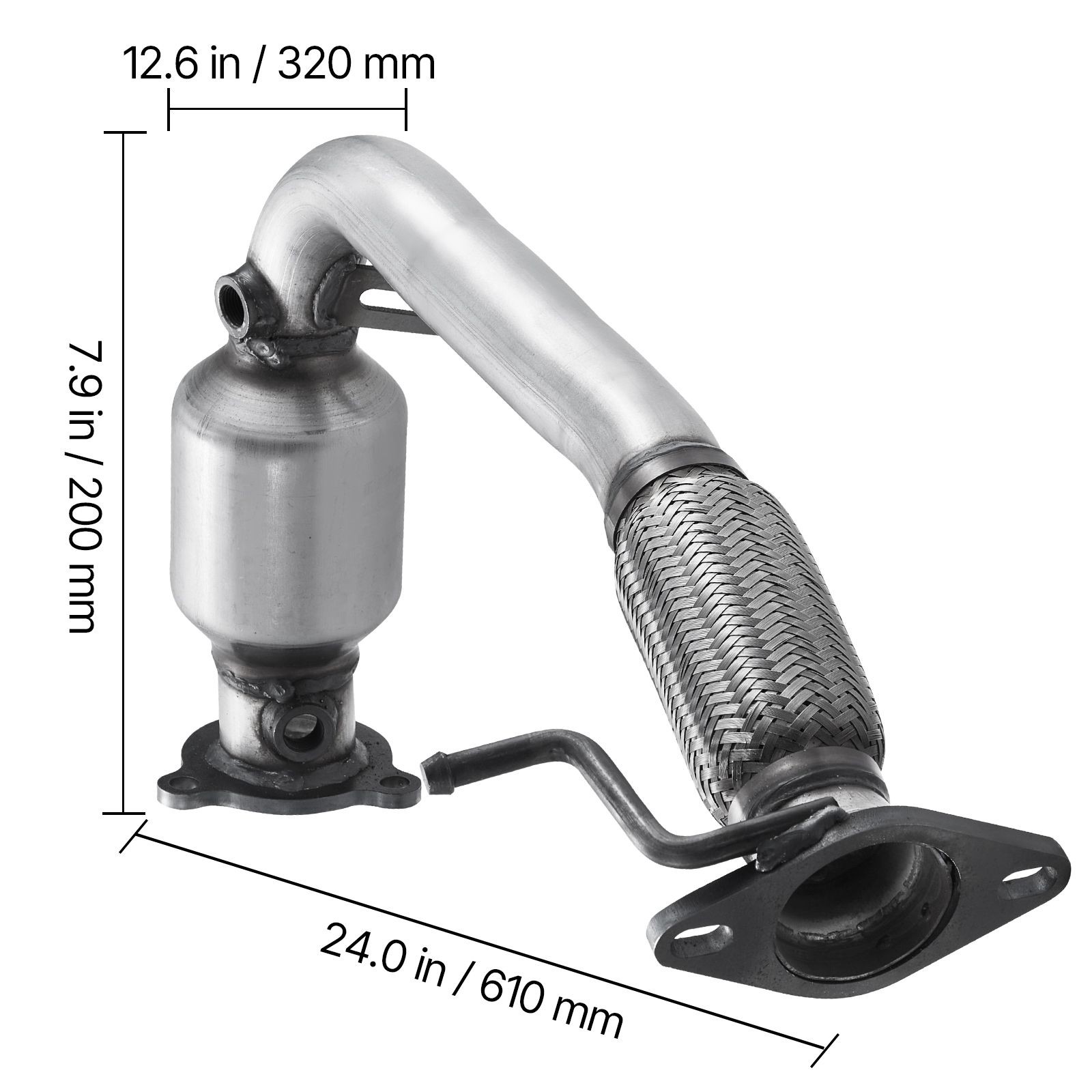 Catalytic Converter for Chevy Equinox GMC Terrain 2.4L Front Stainless Steel
