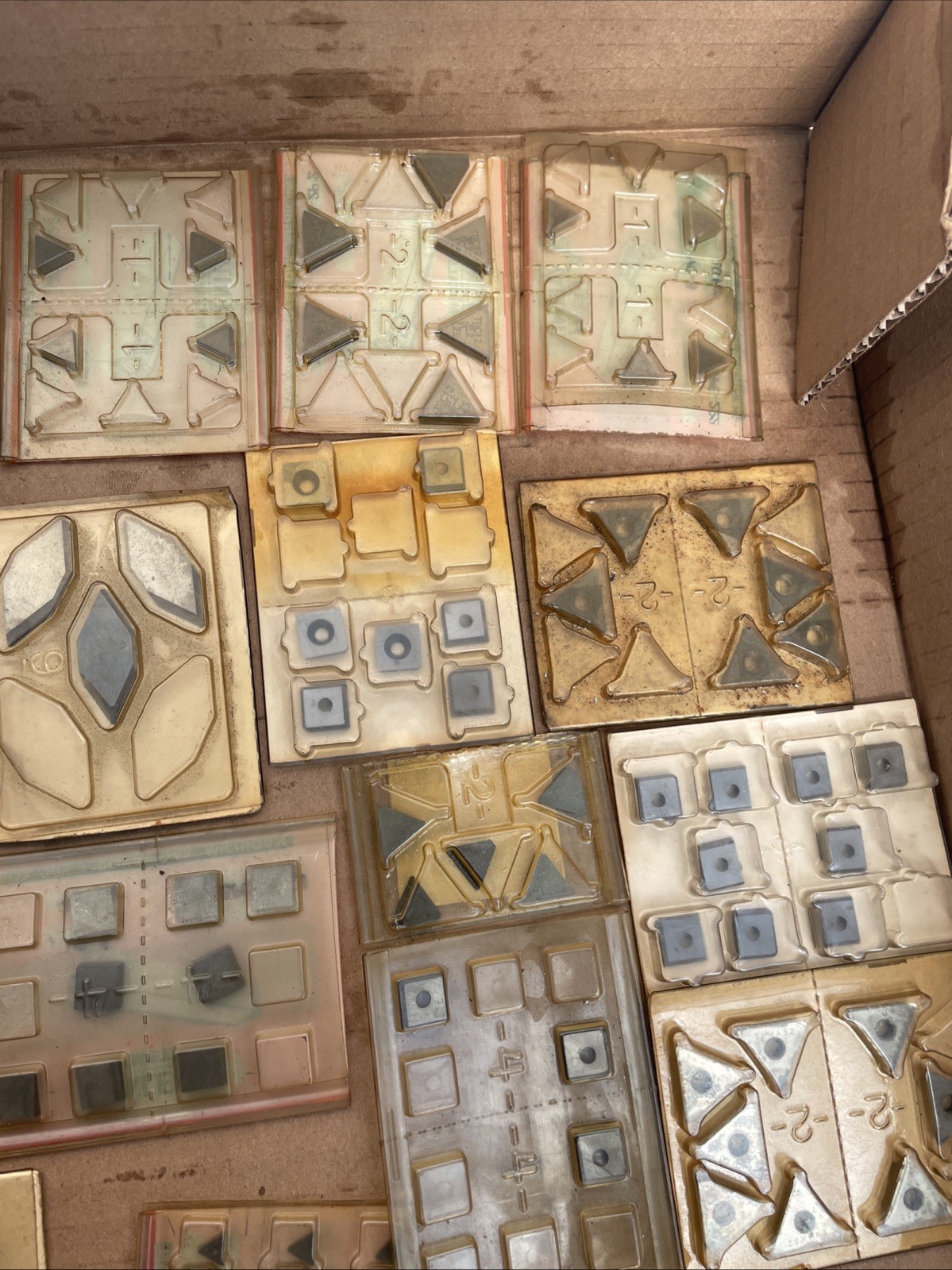 Mix Lot of Good Unused Carbide Inserts Approximately 100 Pieces