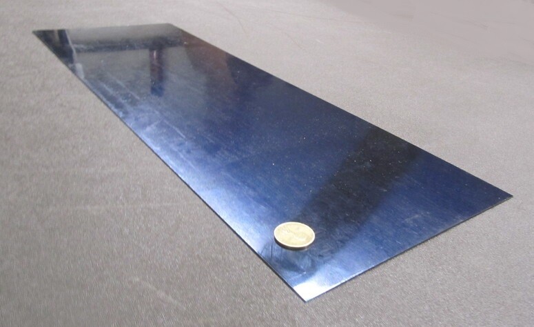 1095 Annealed Spring Steel Shim .035″ Thick x 8.0″ Width x 24″ Length