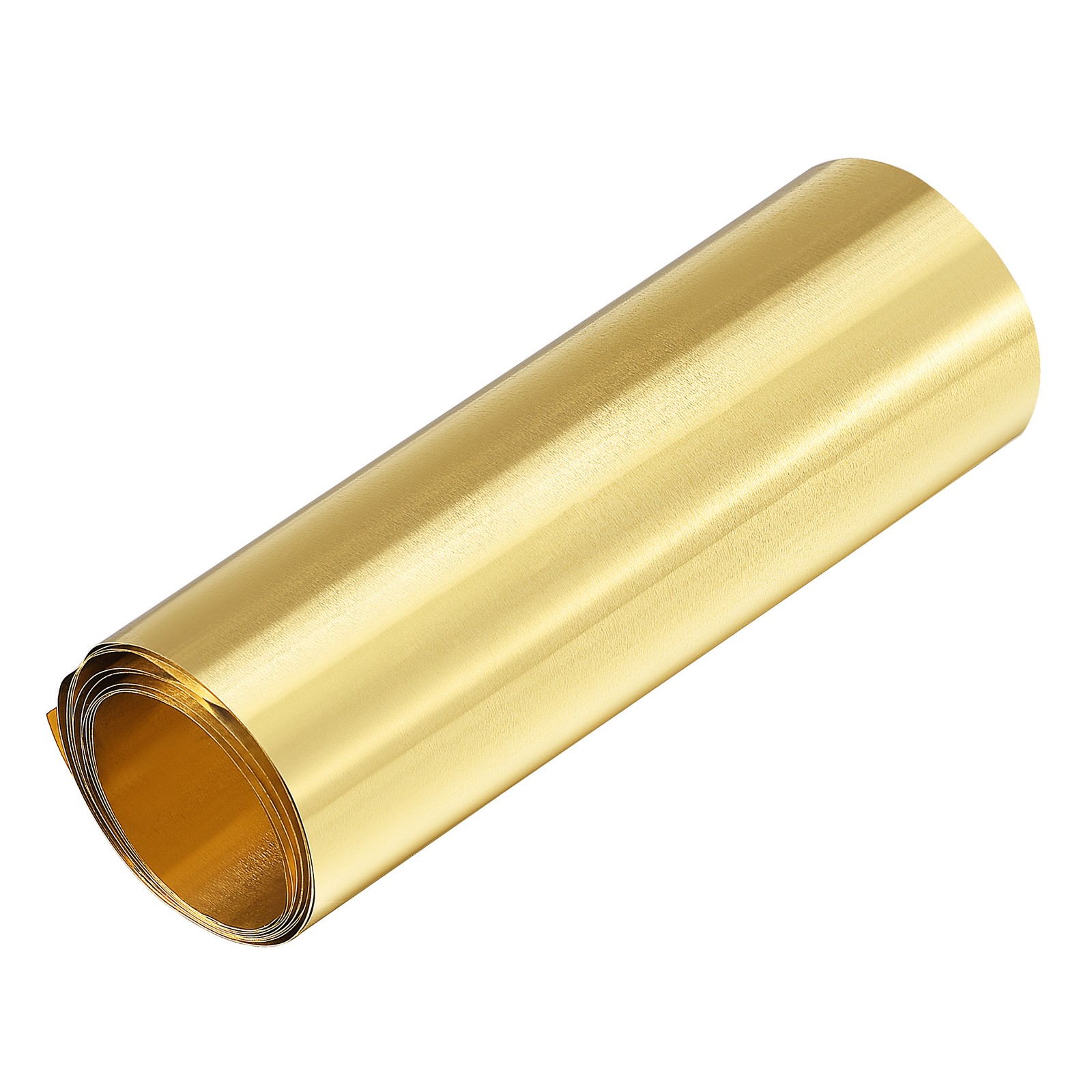 Brass Sheet Roll Metal Foil Plate 39.4“x3.9”x0.0008“