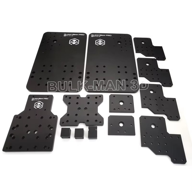 13PCS QueenBee PRO CNC Plate Set Aluminum Plates for Wood CNC Engraver Machine