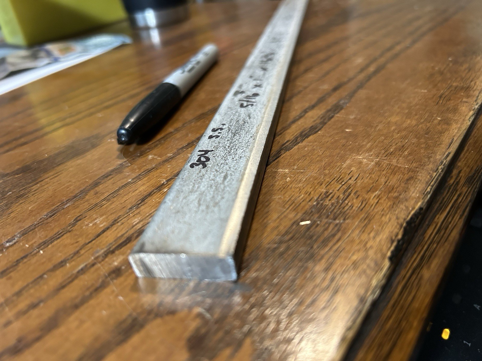 5/16″ x 1″ x 16-3/4″ , 304 Stainless Steel Flat Bar