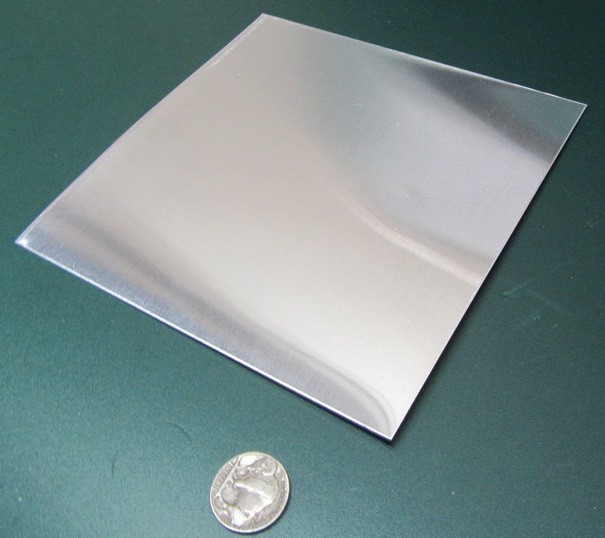 1100 Aluminum Sheet Softened (O) .080″ Thick x 6.0″ Wide x 6.0″ Long, 2 Units