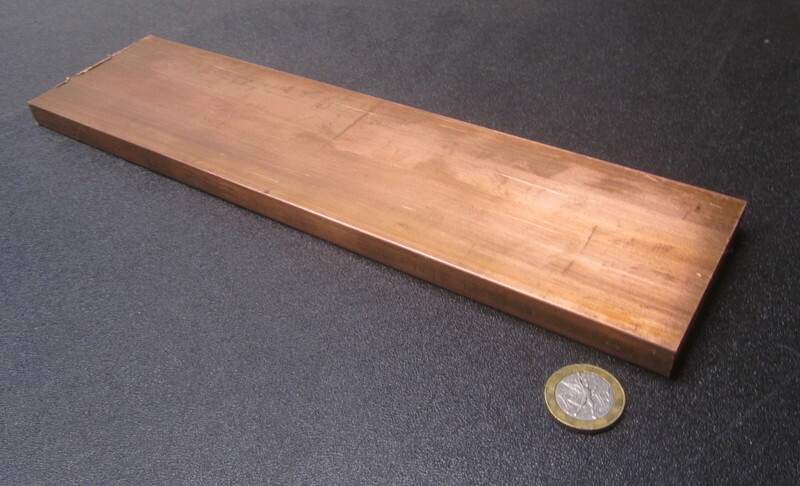 110 Copper Bar H02, 1/2″ Thick x 3.0″ Wide x 1 Ft Length