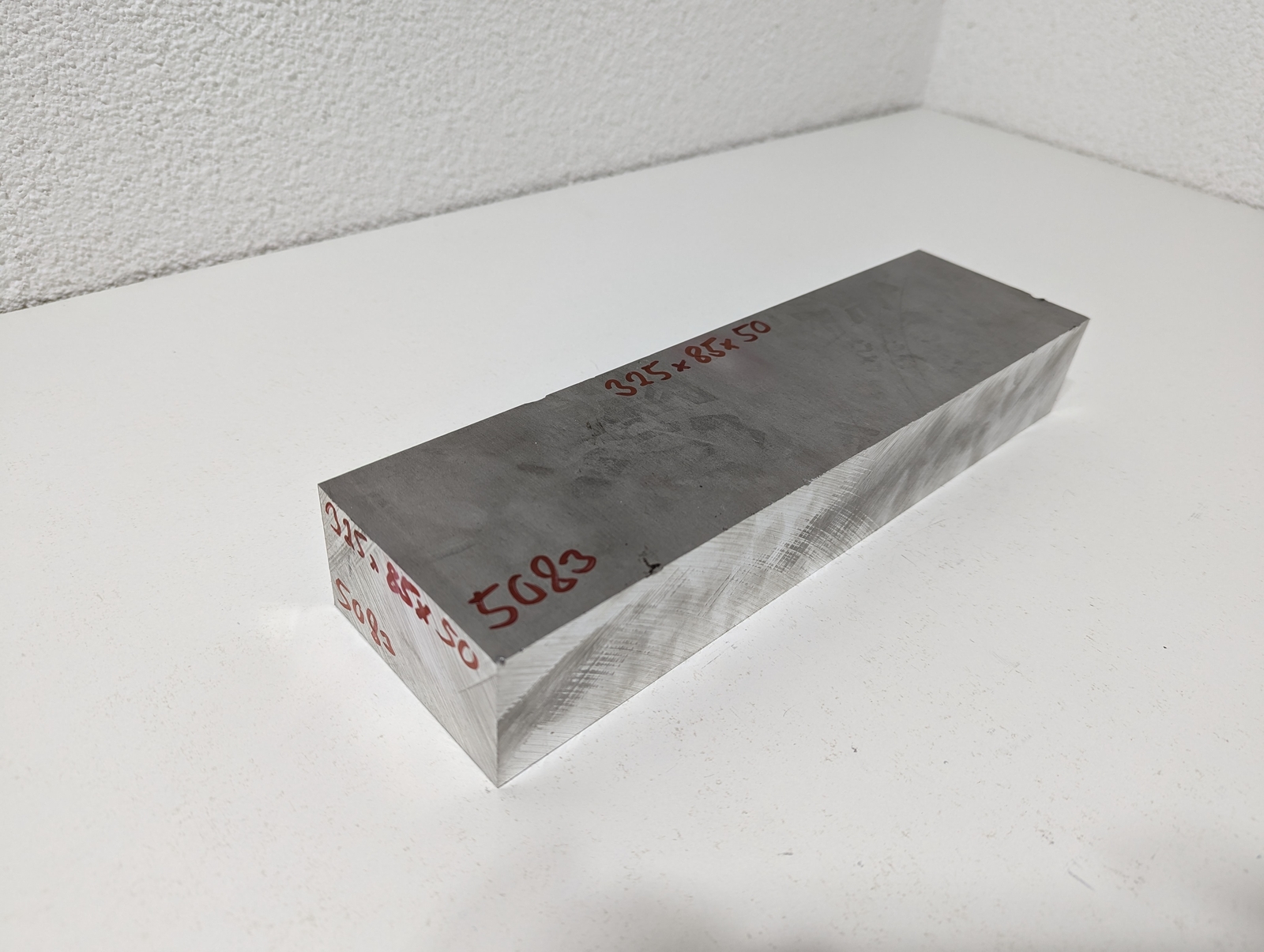 Aluminium Sheet | 325 x 85 x 50mm | EN AW-5083 (AlMg4.5Mn)
