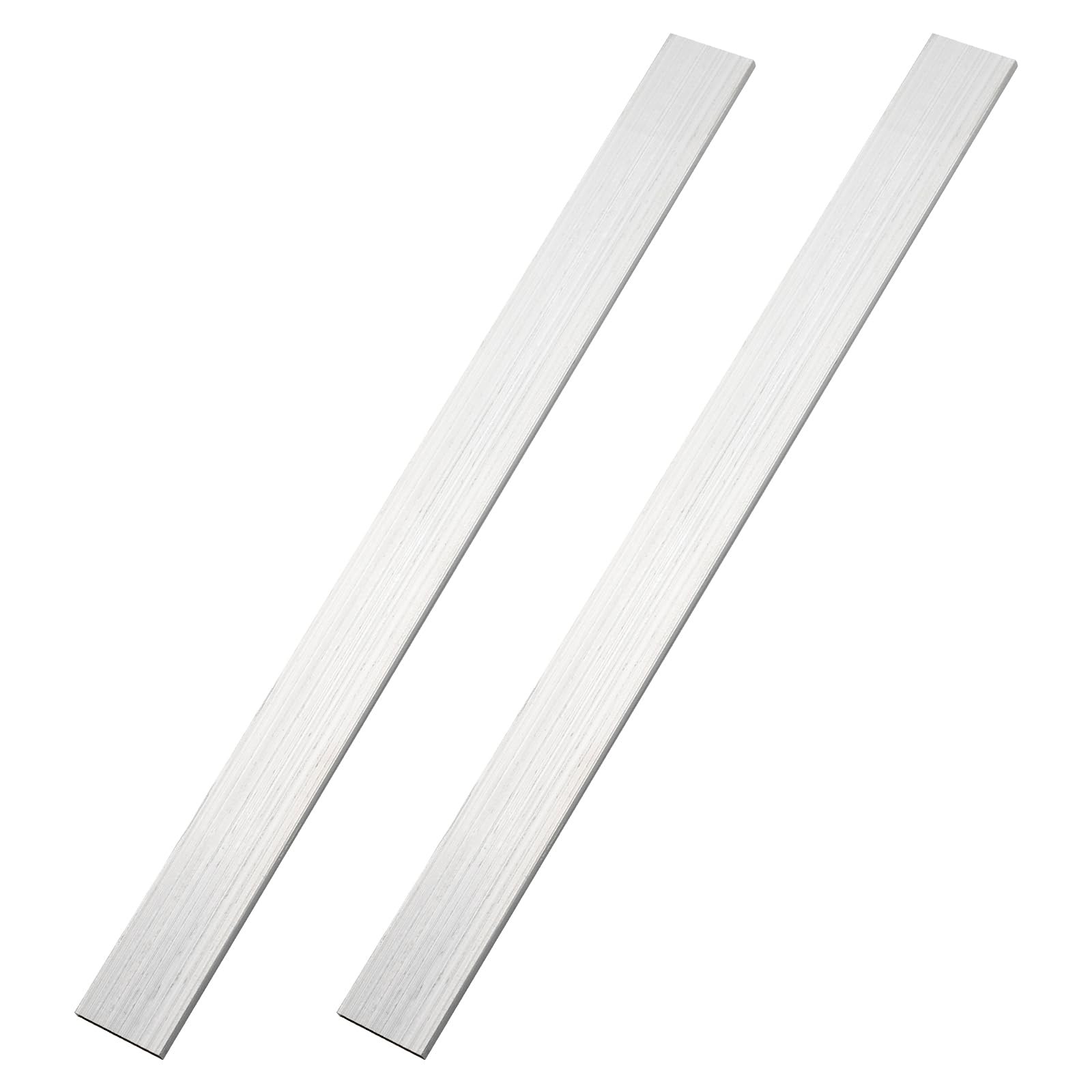 6061 Aluminum Flat Bar T6511 Solid Mill Stock 1/8 x 1 Inch x 12 Inch 2 PCS