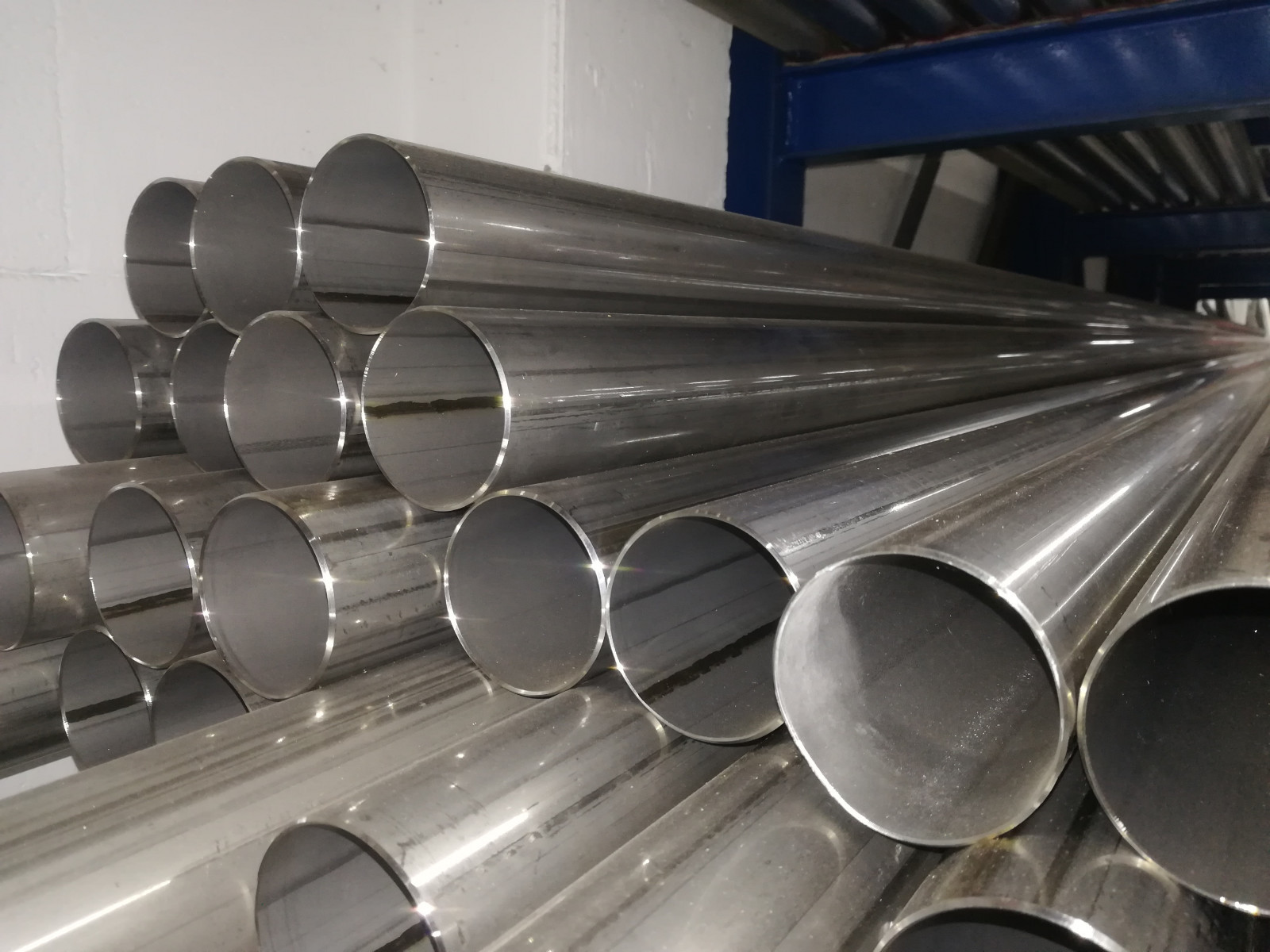 Stainless Steel Seamless Pipe 63.3mm x 1000mm V2A Exhaust Tube
