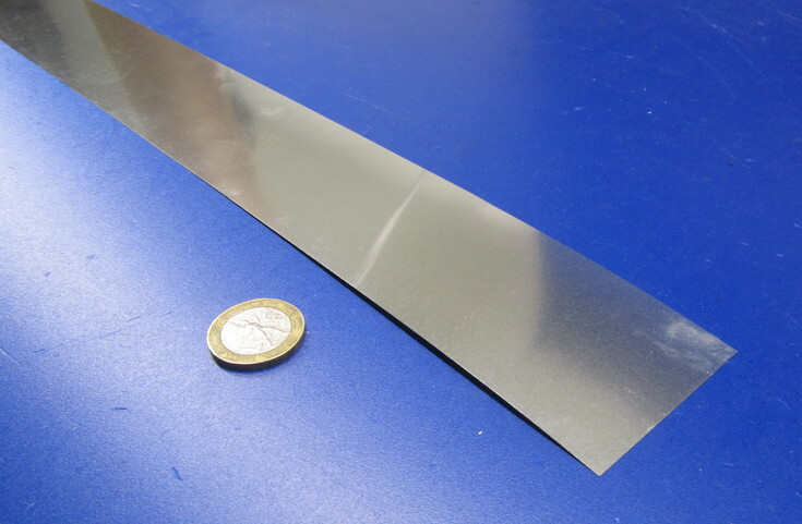 301 Stainless Steel Sheet Shim, .015″ (+/-.0010″) x 2.0″ Width x 75 Foot Length
