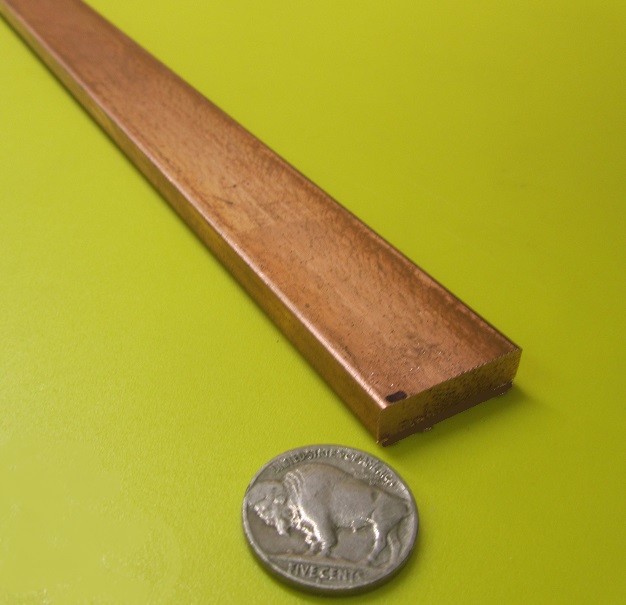 110 Copper Bar H02, 1/4″ Thick x 1.00″ Wide x 5 Ft Length