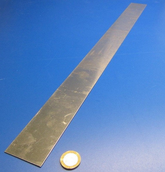 6061 T6 Aluminum Bar .016″ Thick x 2.0″ Wide x 48″ Length, 3 Pieces