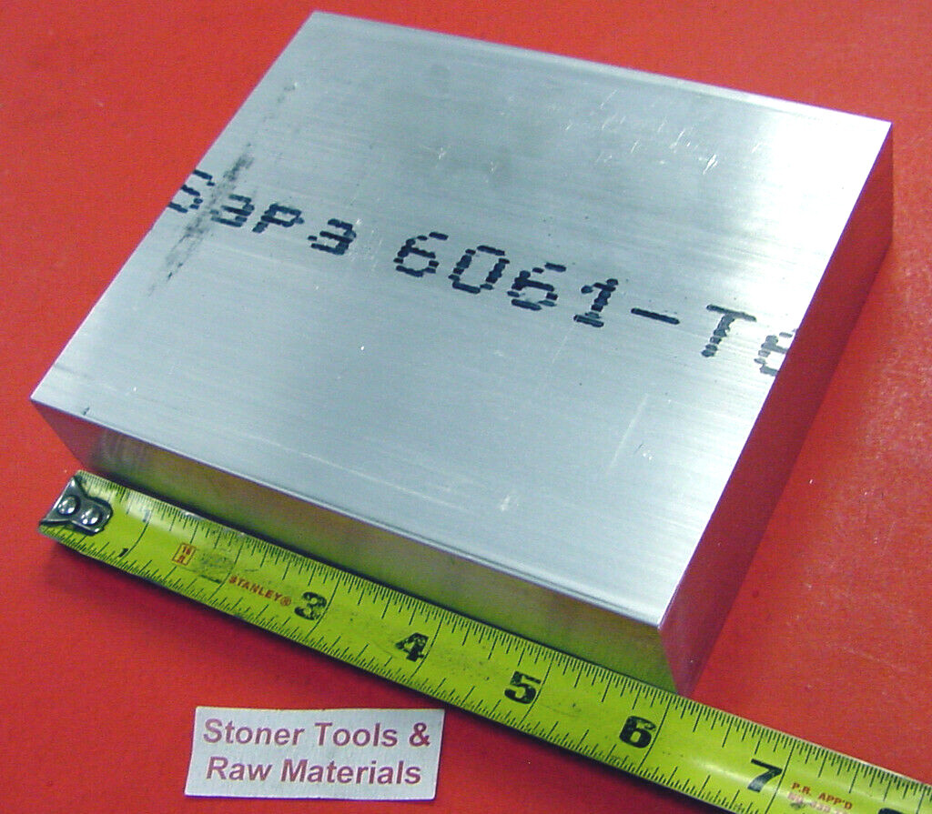1-1/2″ X 6″ ALUMINUM 6061 FLAT BAR 6″ long SOLID T6511 Extruded Mill Bar Stock