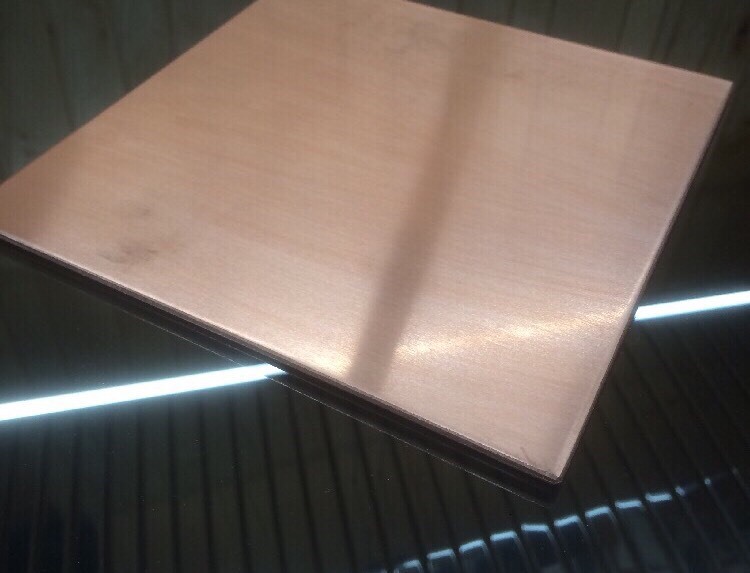 1/8″ COPPER SHEET PLATE NEW 8″x8″ .125 THICK *CUSTOM SIZES AVAILABLE*